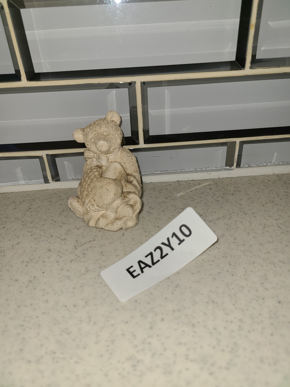 Vintage Cream Bear Figurine